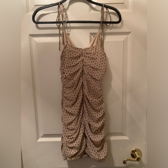 Southmoonunder brand, unworn, polka dot cream and black - Picture 1 of 3